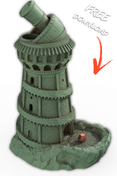 3 D dice tower the observatory free download